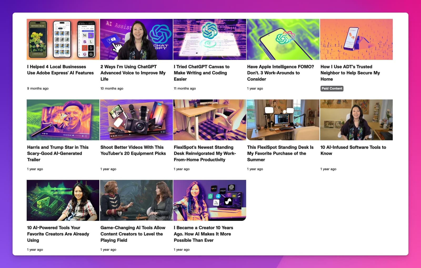 CNET screenshot