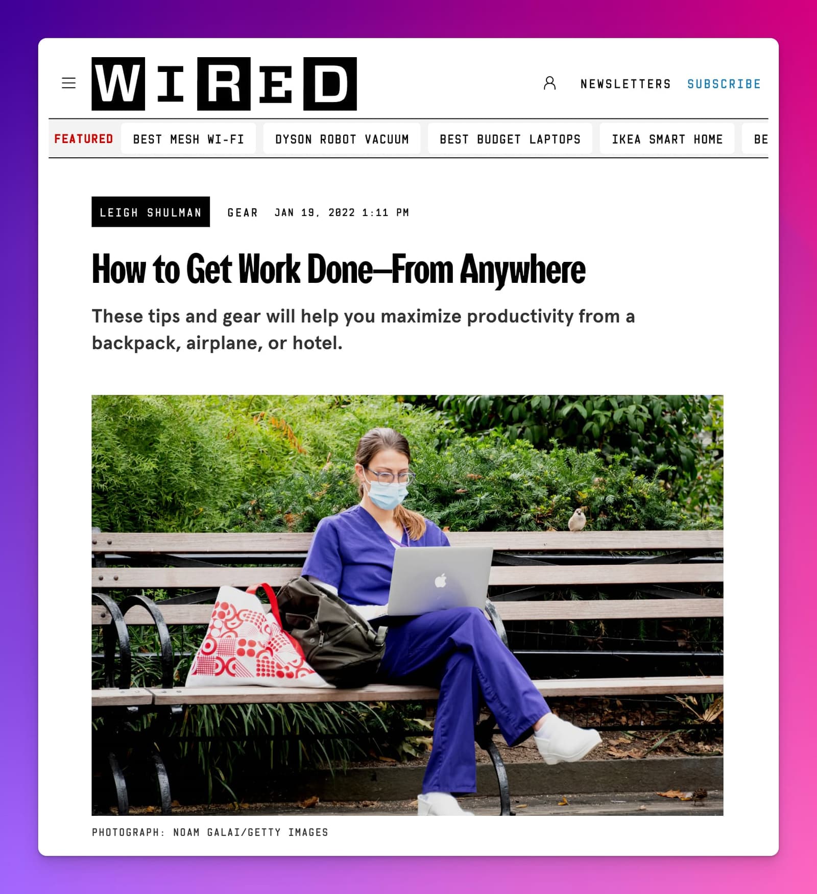 WIRED screenshot