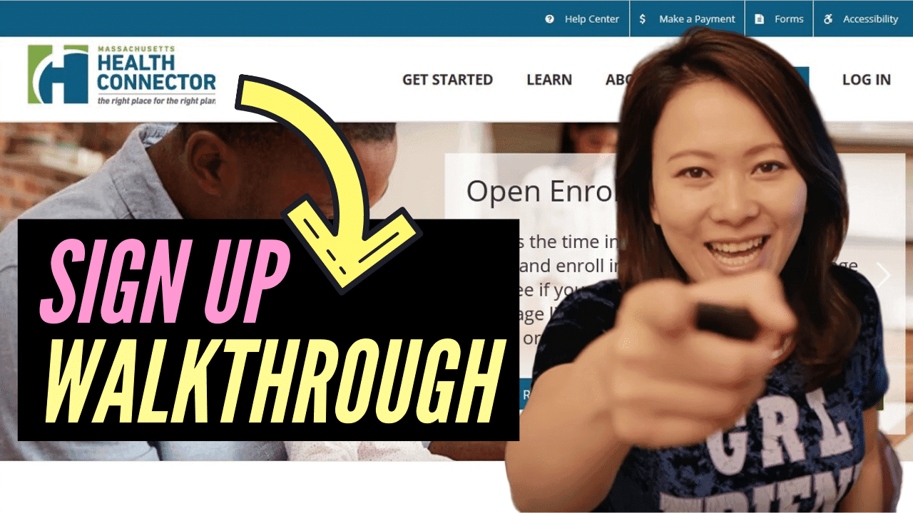 Ma Health Connector Sign up Account Creation Walkthrough