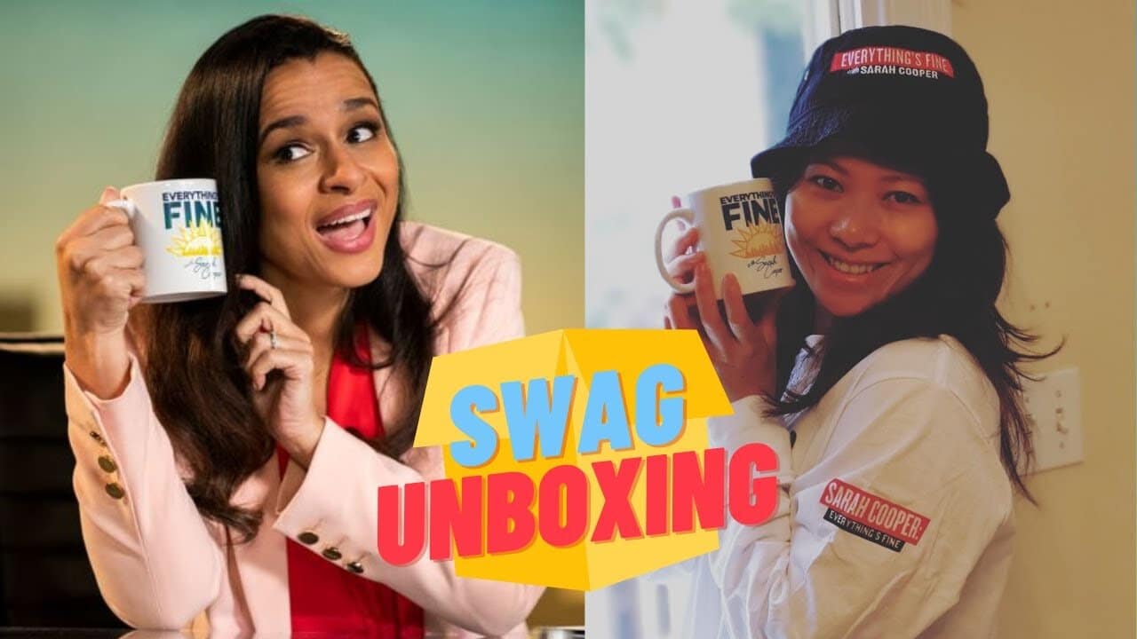 Sarah Cooper: Everything Is Fine Netflix Swag Unboxing & Her Origin Story
