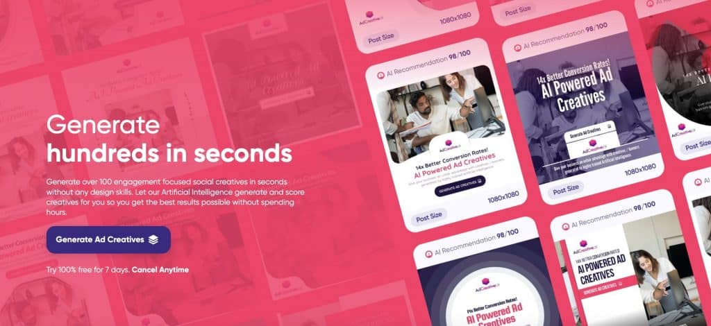 adcreative results in seconds