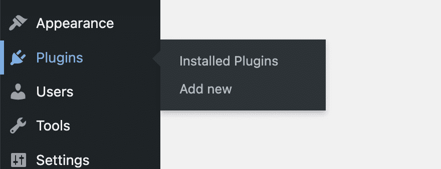 Wordpress dashboard
