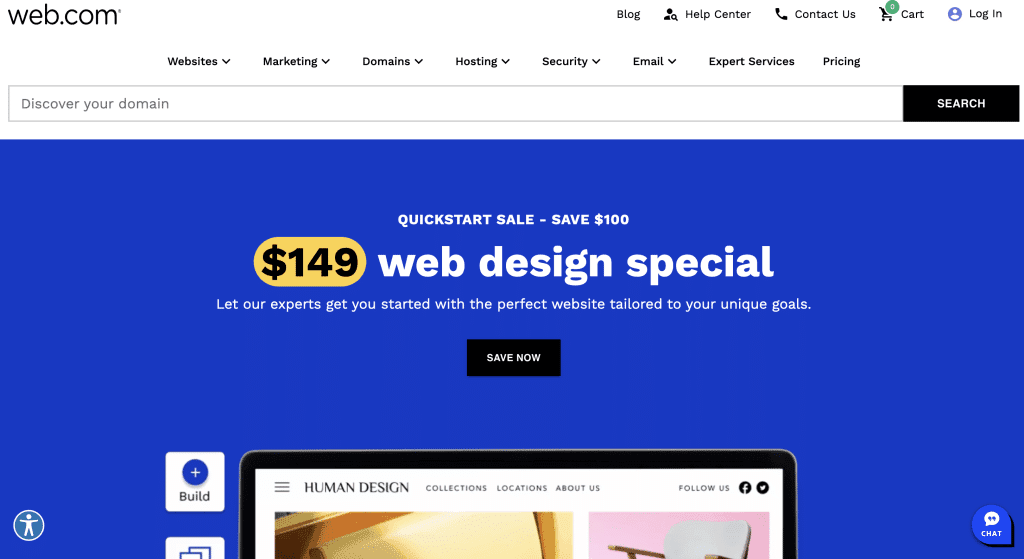 Web.com is one of the best Google Domains alternatives in 2023