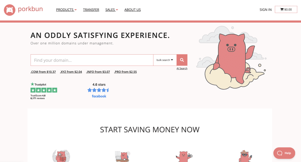 Porkbun - One of the best Google Domain alternatives in 2023