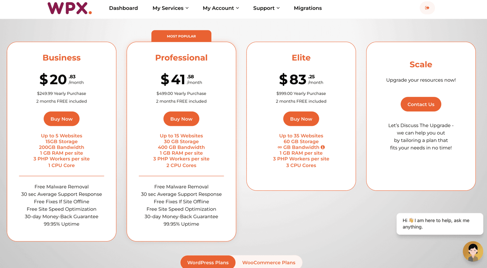 WPX Pricing