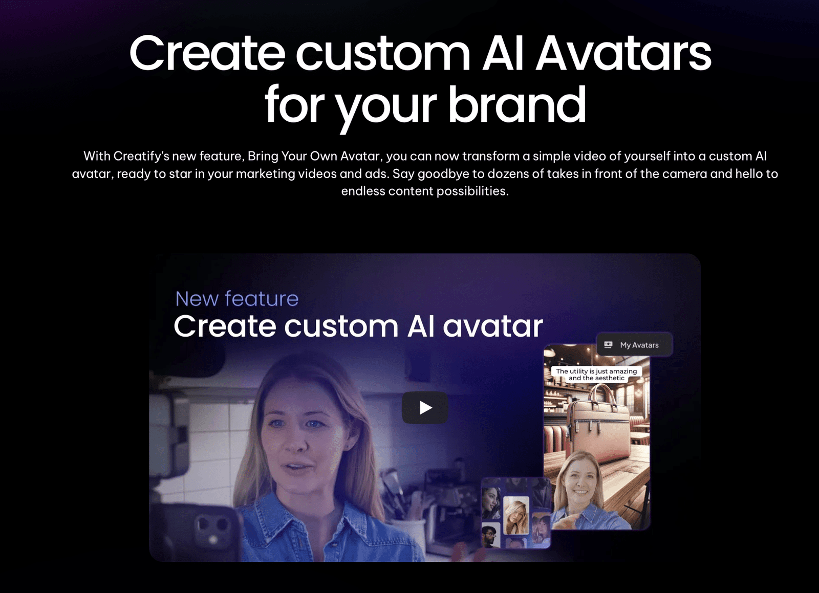 Creatify Custom Avatar