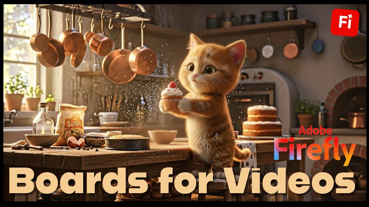 How to Use Adobe Firefly Boards to Create a Simple AI Kitten Video