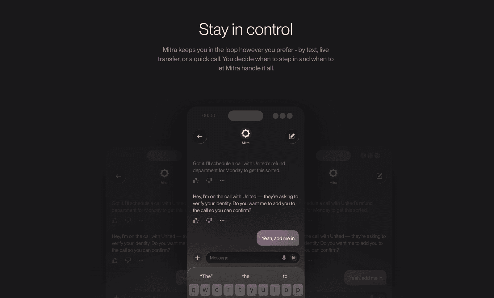 Mitra AI: AI for real phone calls