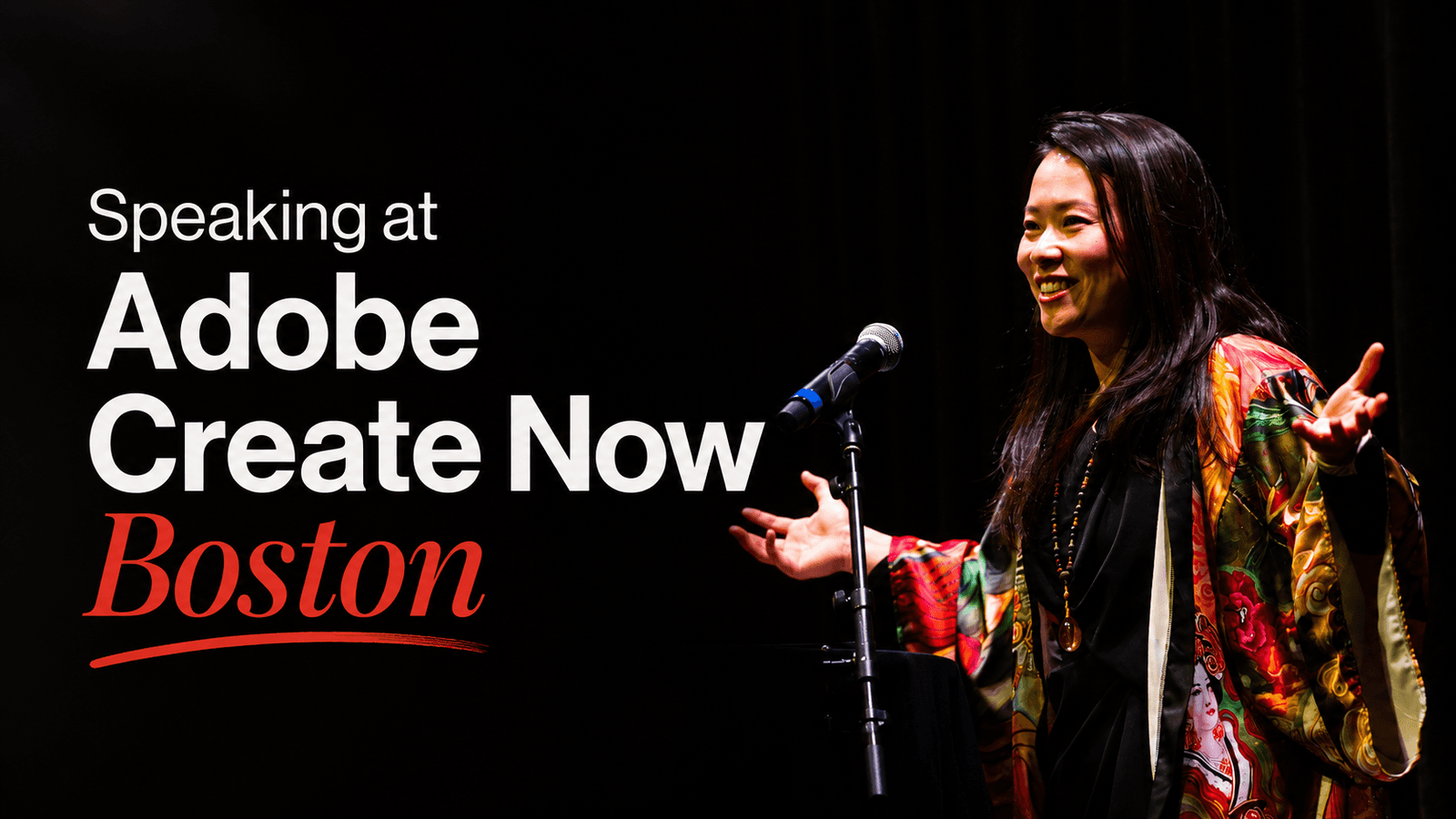 Speaking at Adobe Create Now Boston