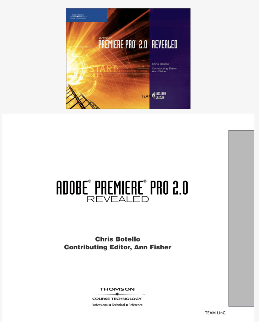 Adobe Premiere Pro 2.0 Revealed (book)