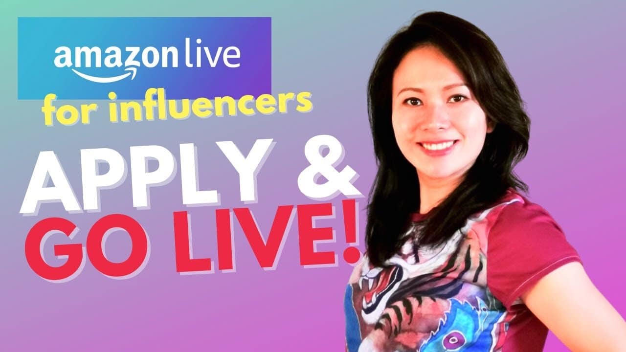 How to Go Live on Amazon Live as a YouTube Influencer