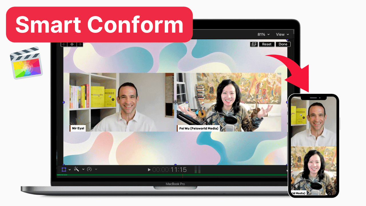 Smart Conform: Final Cut Pro’s Secret For Editing Interview Aspect Ratios (2023)