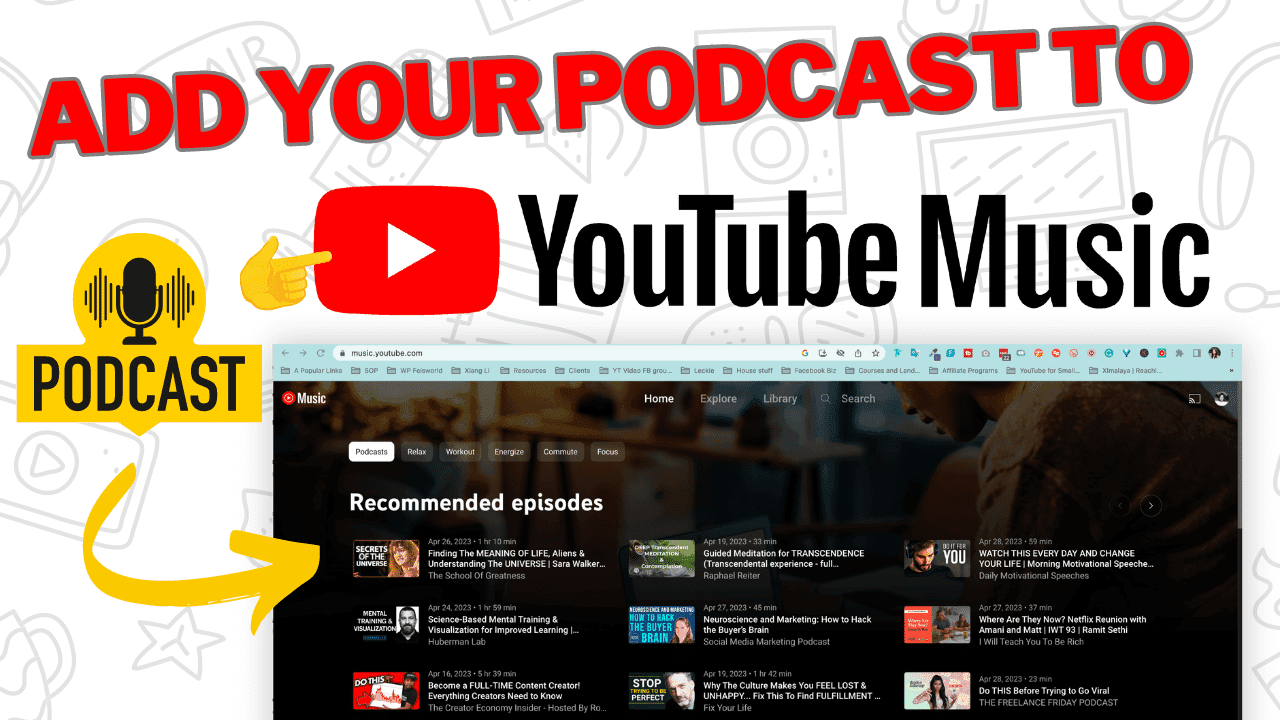 How to Add a Podcast to YouTube Music (2023)