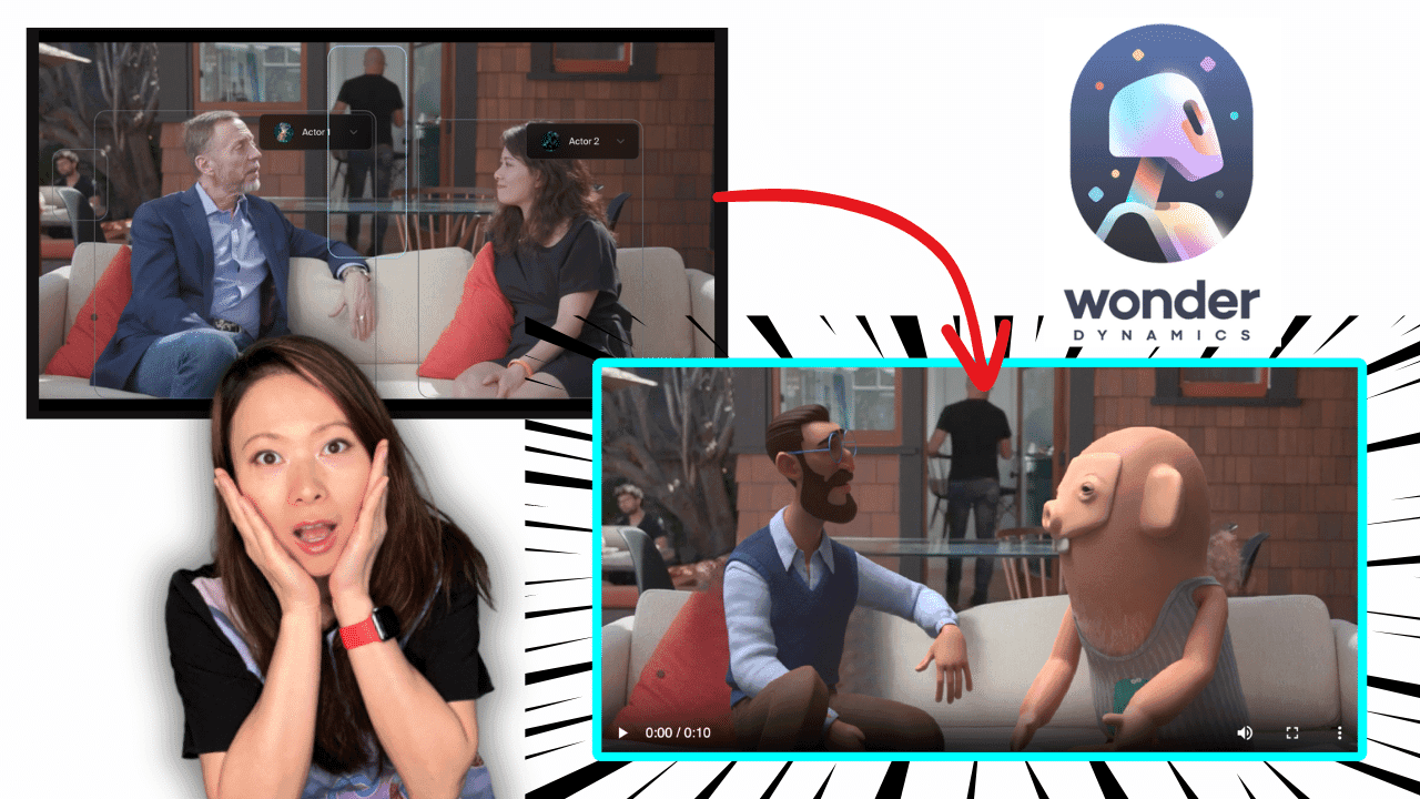 Wonder Dynamics: Getting Started with AI-Generated CG Characters and Live-Action Scene