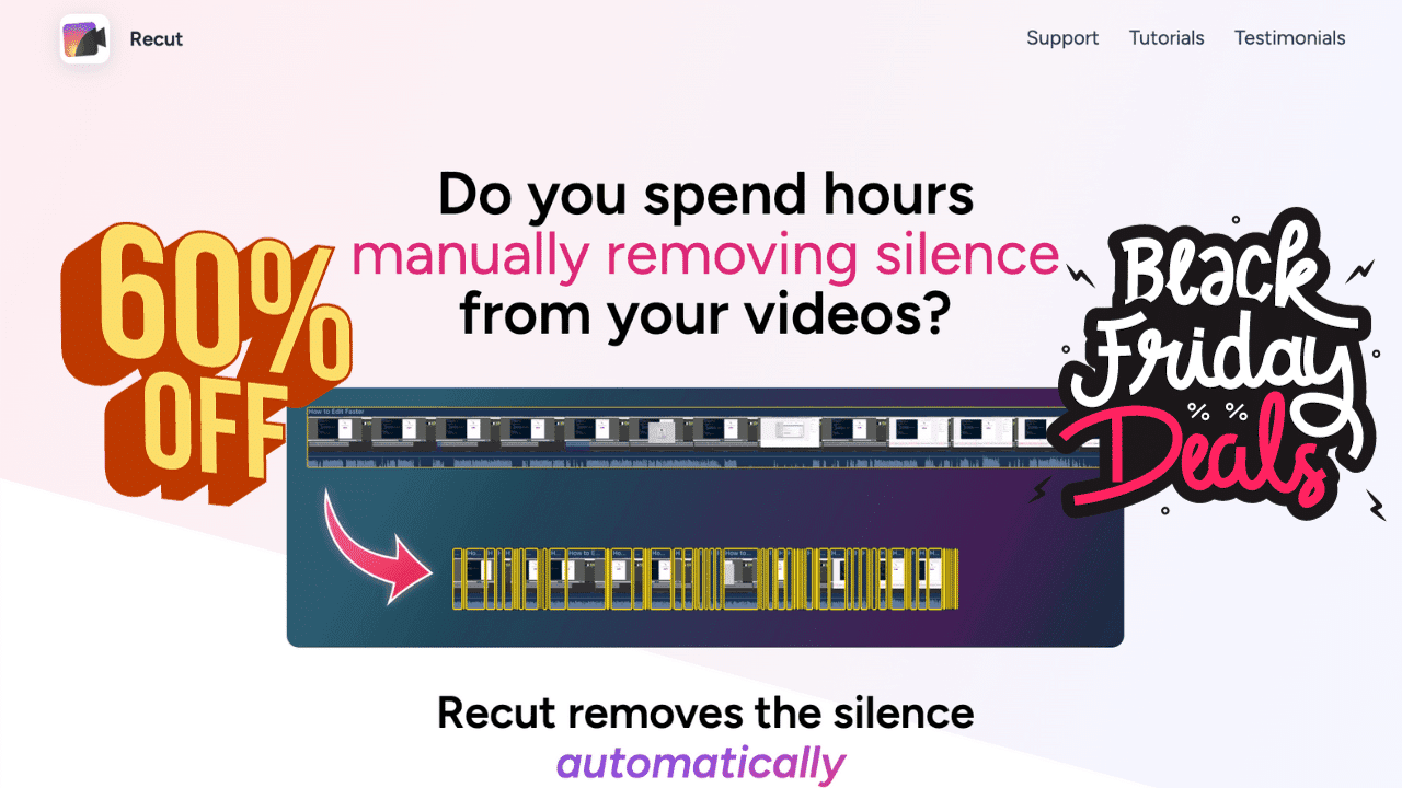 Recut Black Friday Sale: Get 60% OFF (2023)