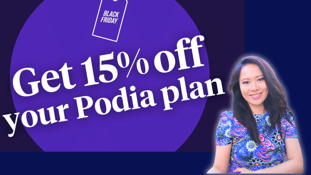 Podia Black Friday Sale: 15% OFF All Plans (2023)