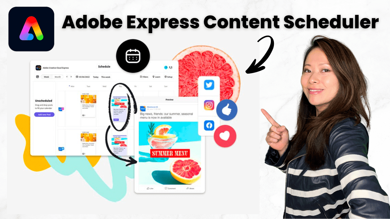 Schedule Social Media Posts with Adobe Express Content Scheduler (2024)