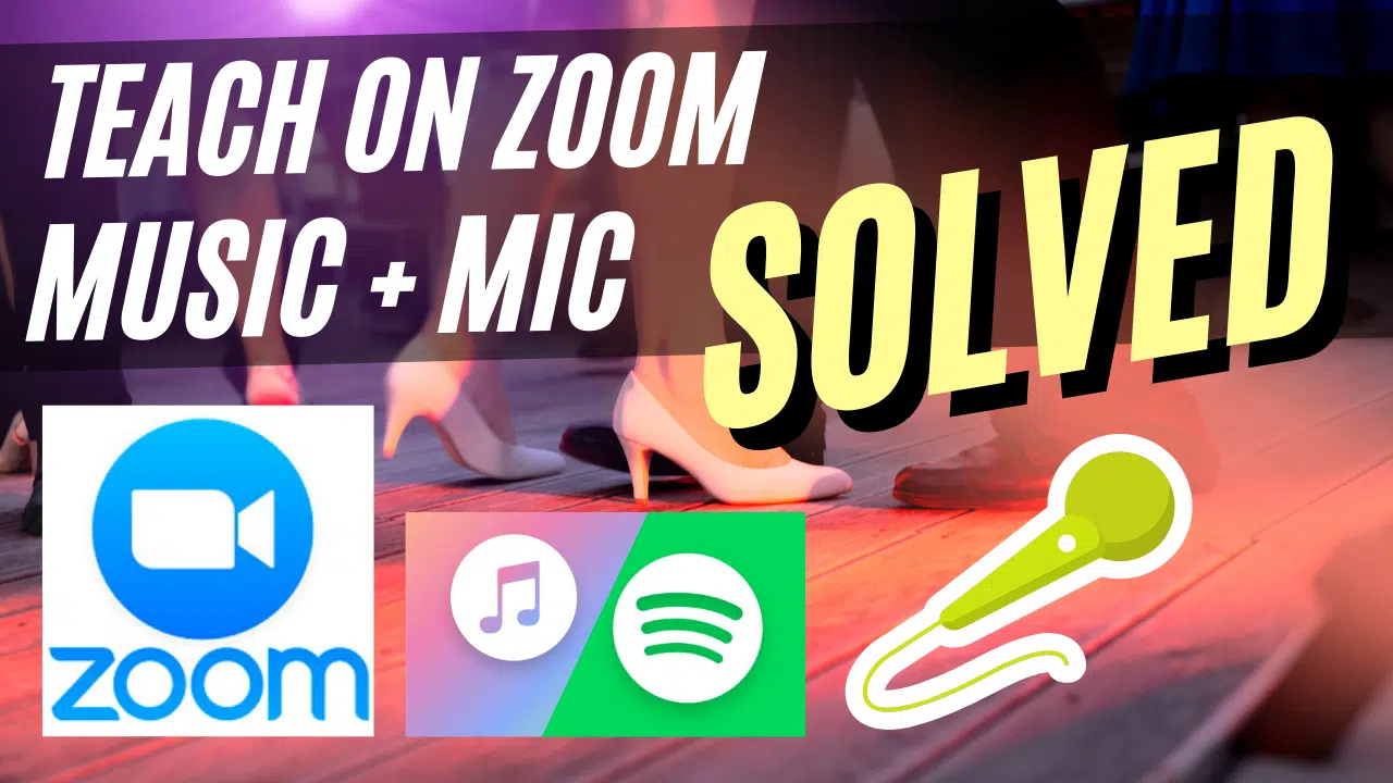 How to Zoom With Music and Microphone for Dance Class