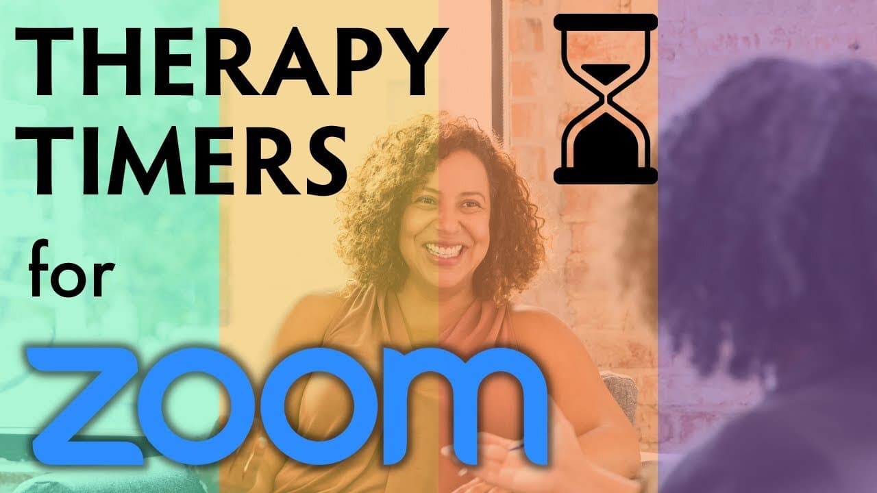 Therapy Timers for Zoom for a Gentle Reminder