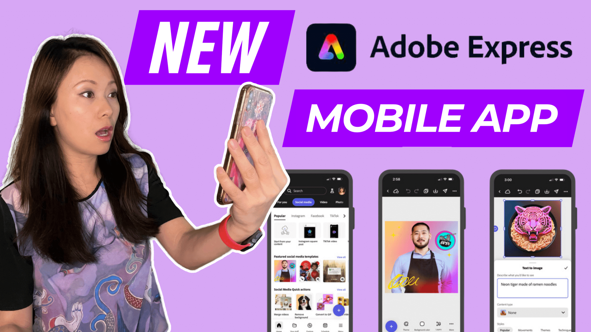 The NEW Adobe Express Mobile App Is Key For Creators: AI Video Editing, Branding, Layers, and more! (2024)
