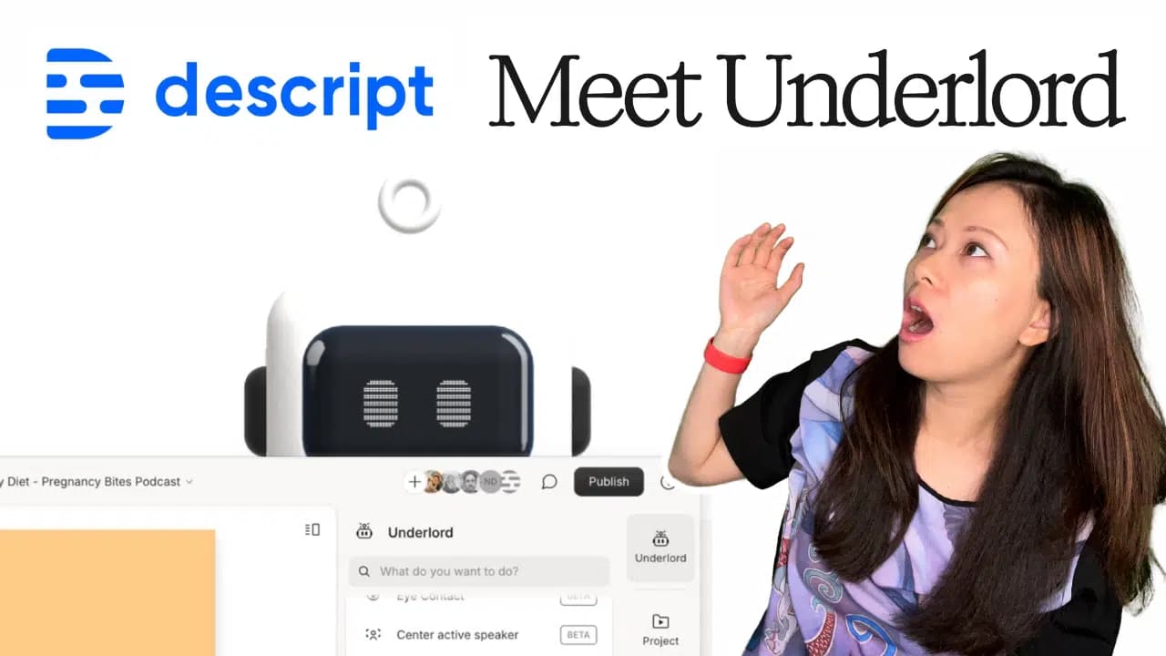 Descript Season 6 – Underlord: Your New AI Editing Assistant (2024)