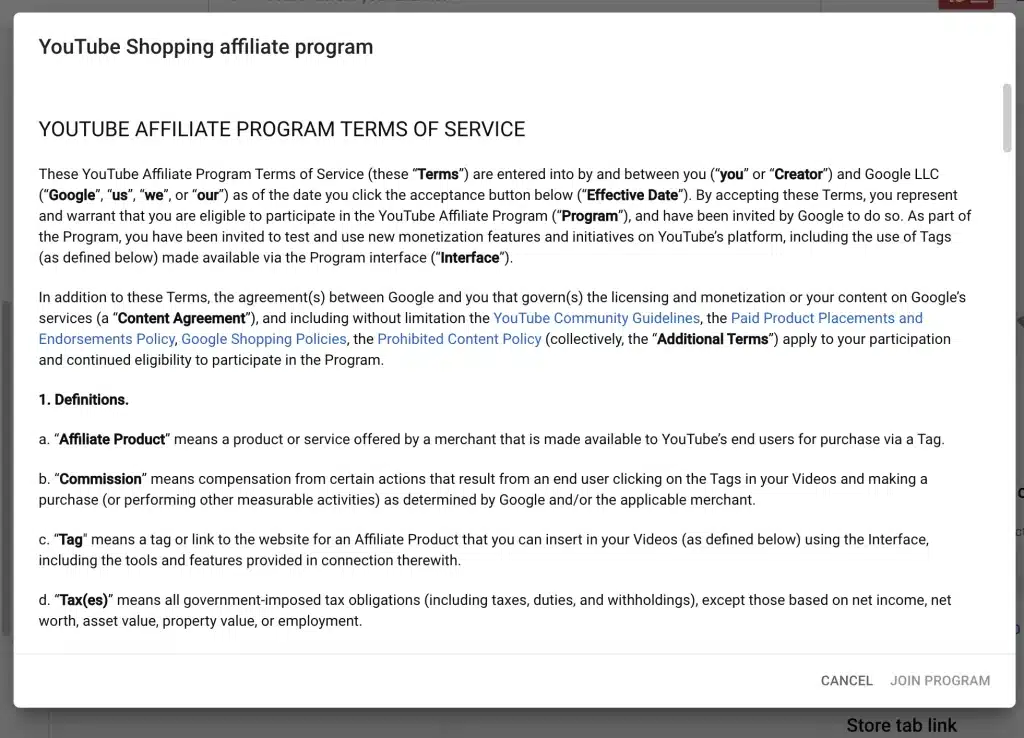 YouTube Shopping Affiliate Program - How to Join