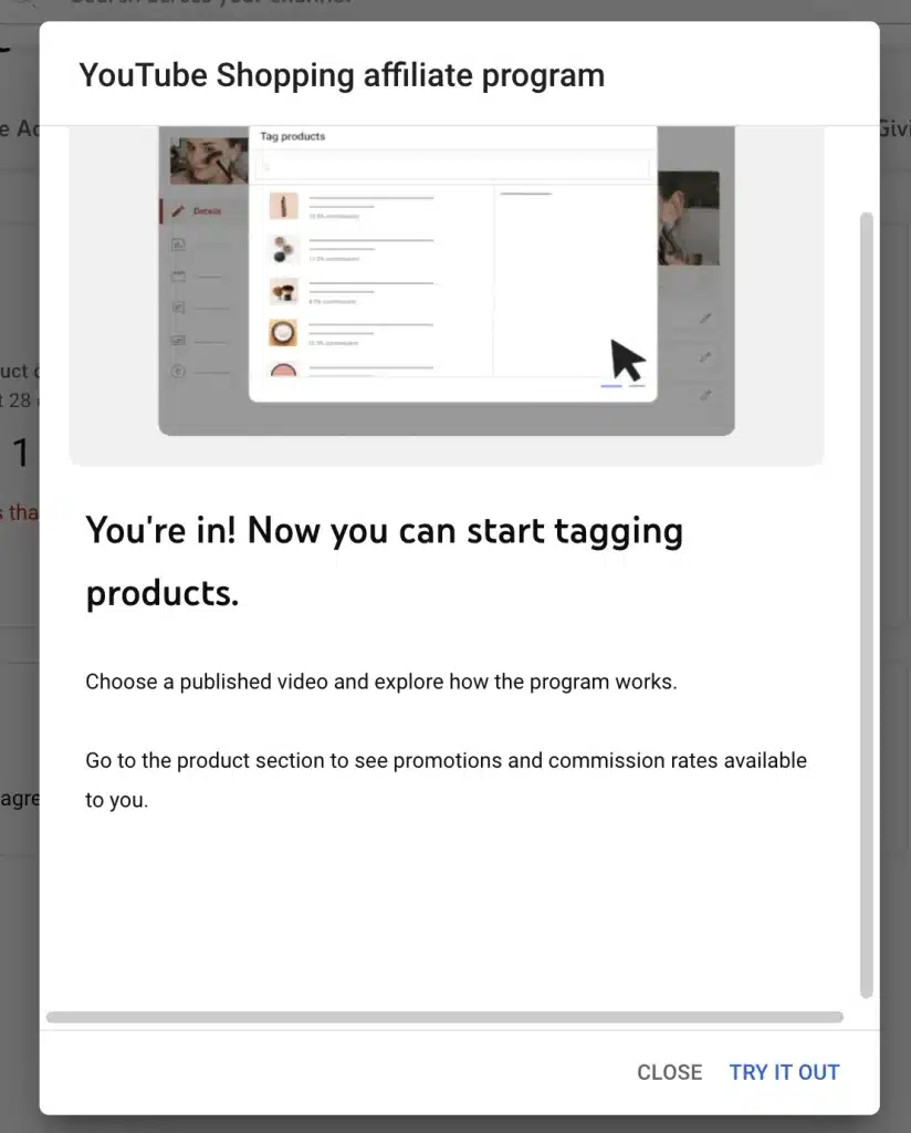 YouTube Shopping Affiliate Program - How to Join