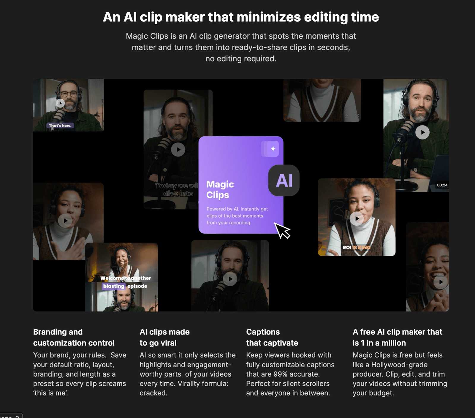 How to create YouTube Shorts with AI using Riverside Magic Clips