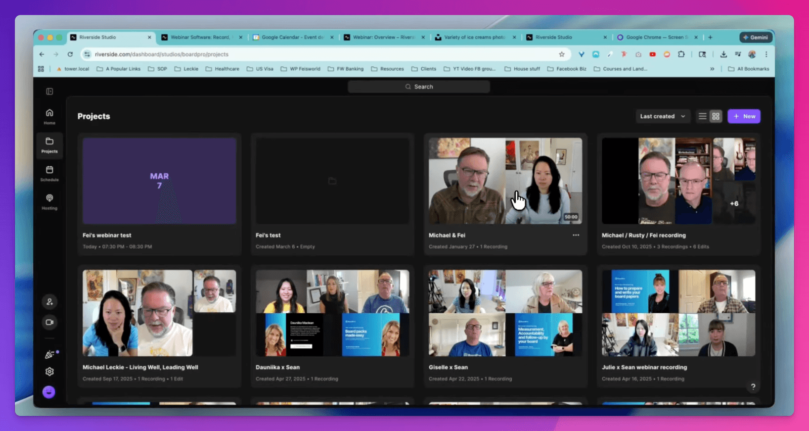 Riverside Webinar Tutorial: screen sharing and layout