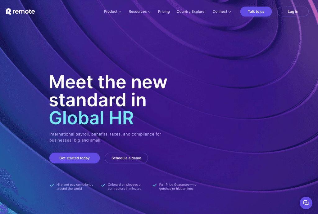 Remote.com Global HR features