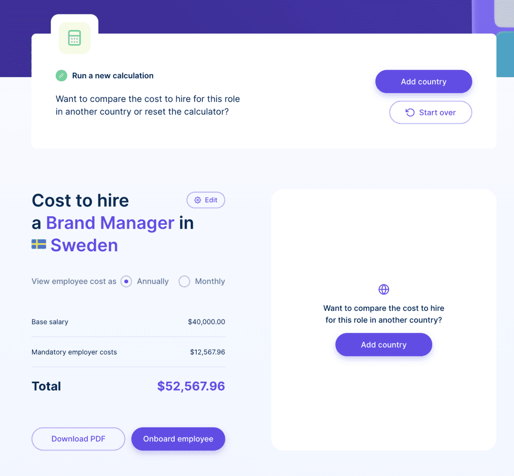 Remote.com hire someone from Sweden