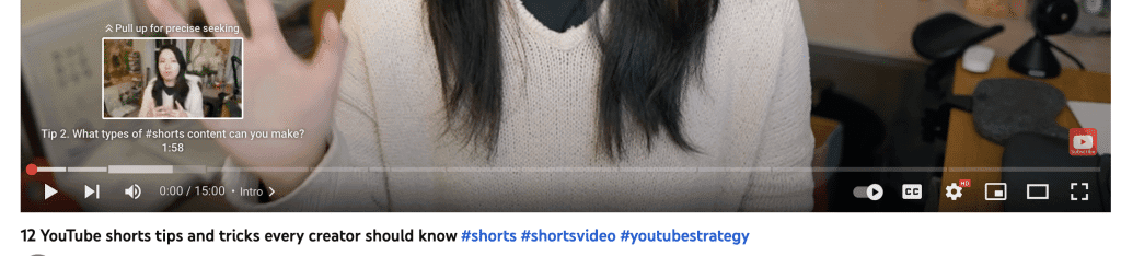 Upload a video to YouTube: Adding chapters