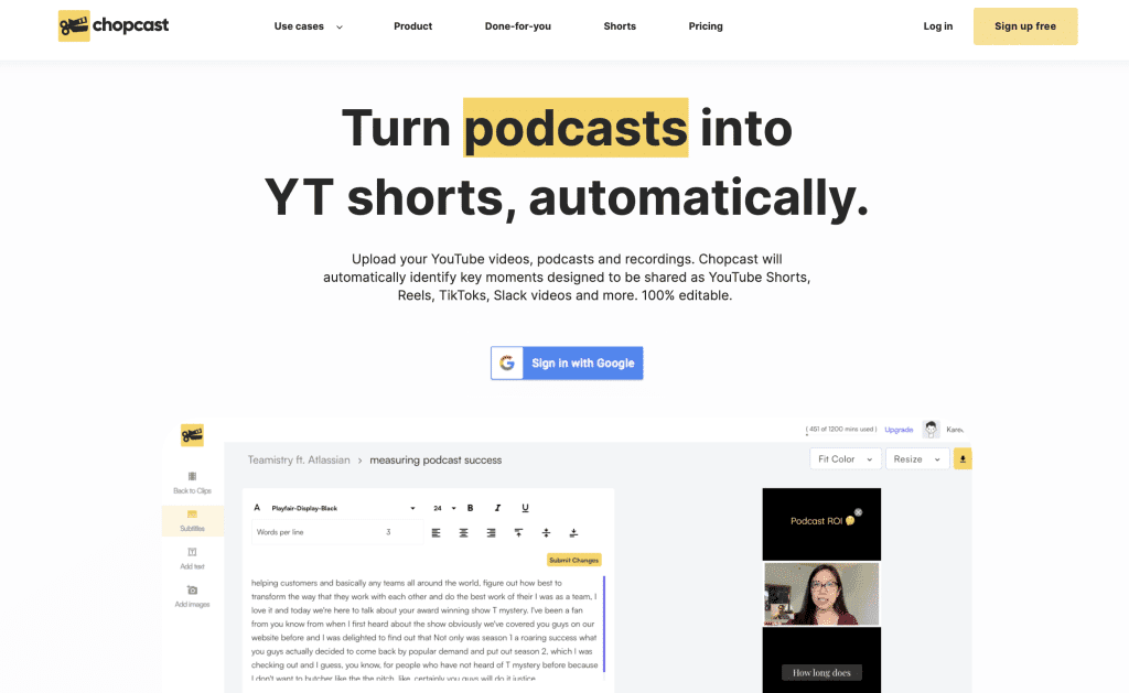 Chopcast Home Page