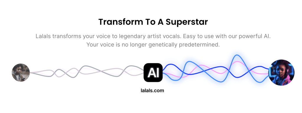 Lalals AI Singer Generator for Music Producers (2023)