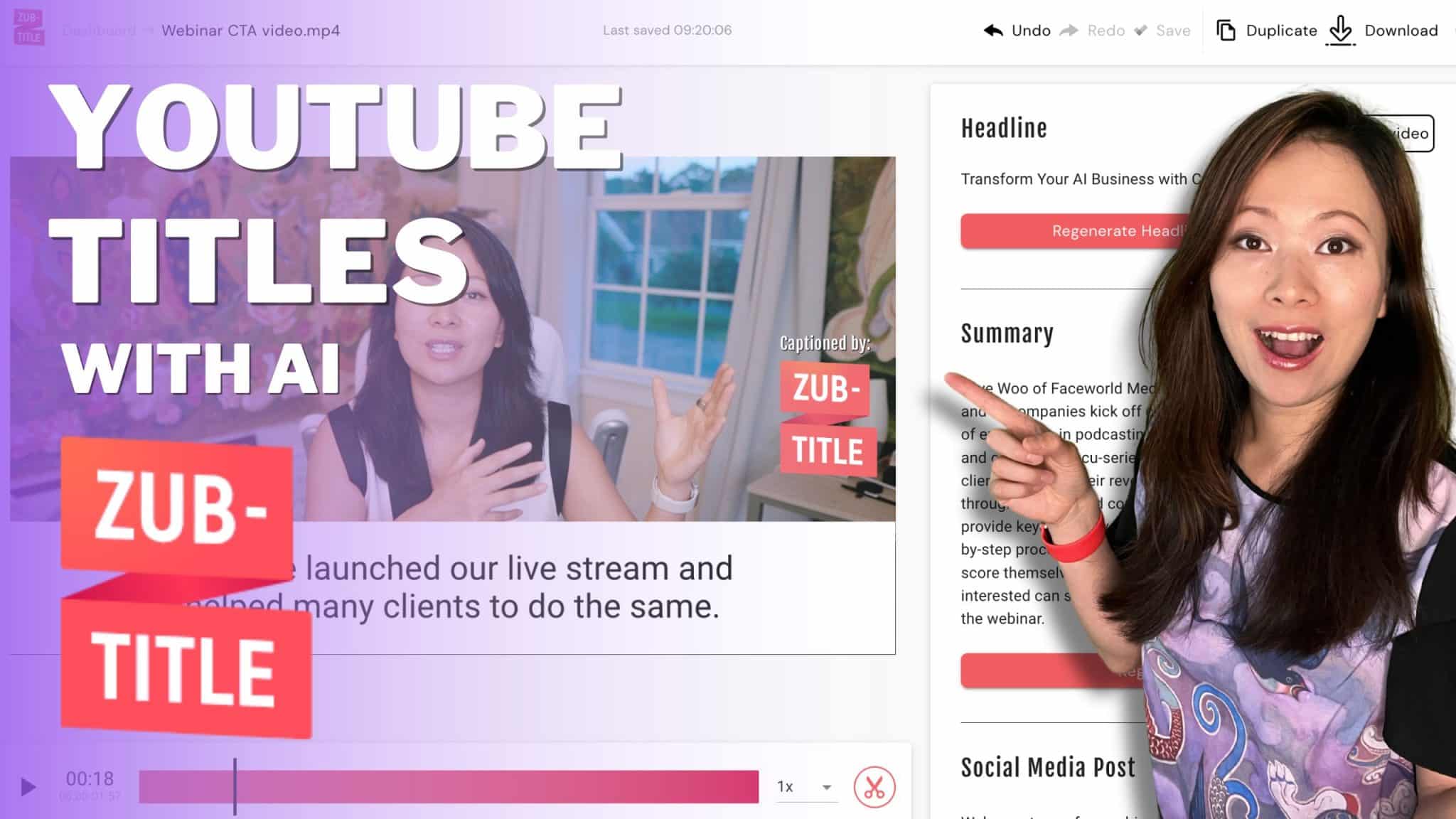 Zubtitle: Quickly Generate YouTube Titles, Descriptions and Hashtags with AI (2023)
