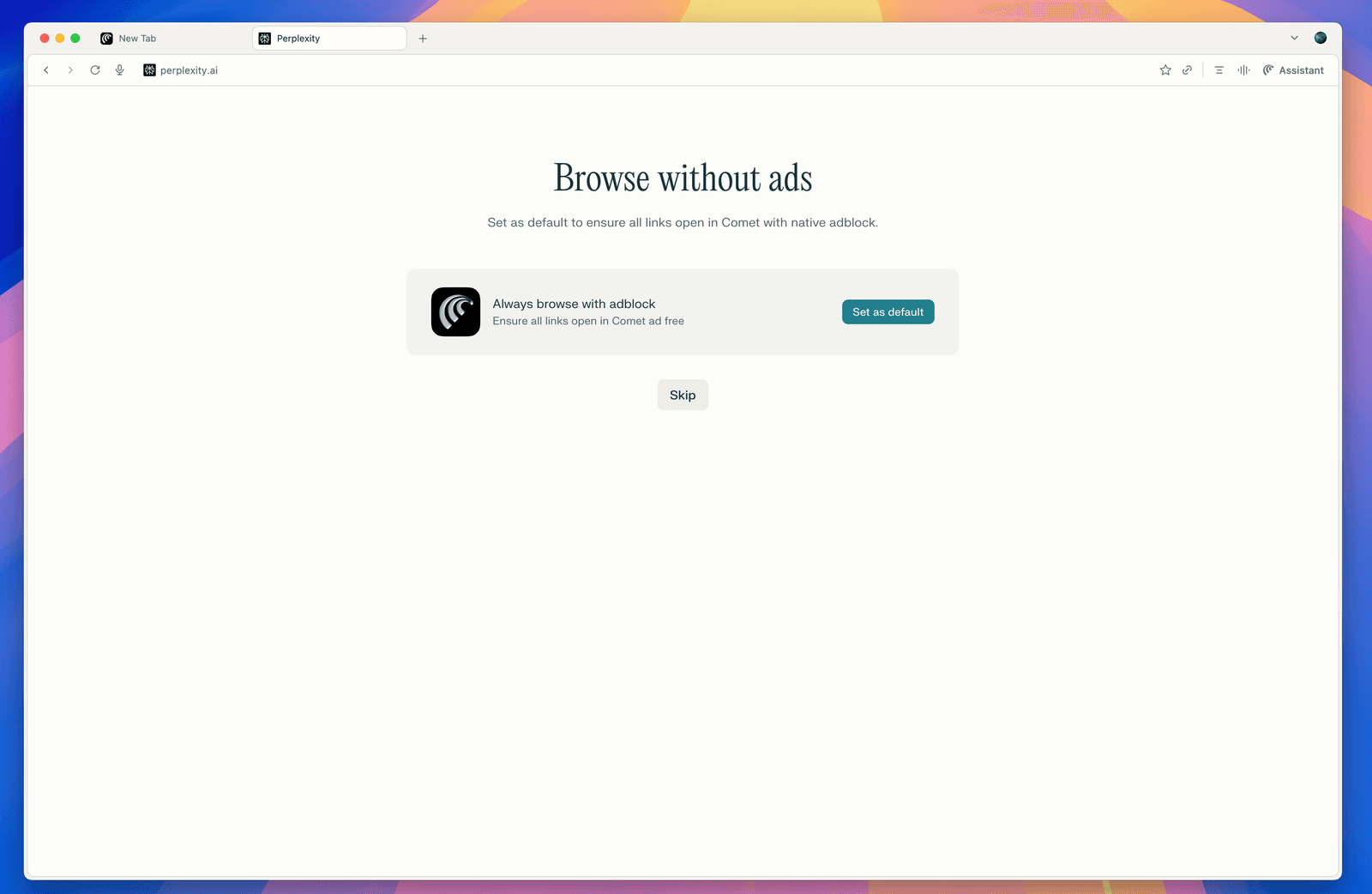 Perplexity Comet AI Browser