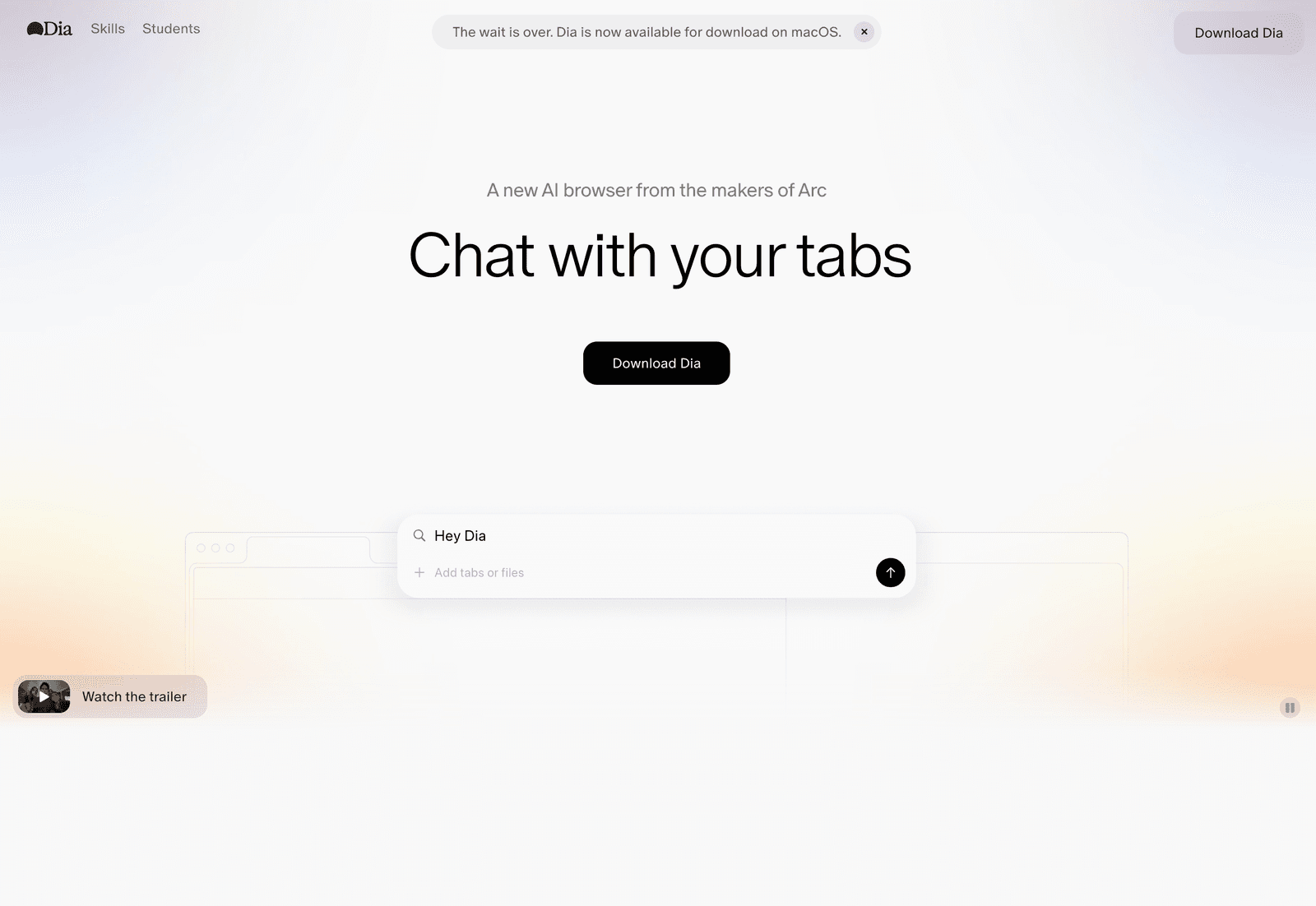 Dia AI Browser: one of the Best AI browsers