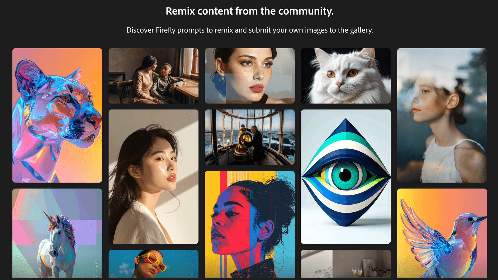 Visual Brainstorming with Adobe Firefly Boards: Remix content from the community
