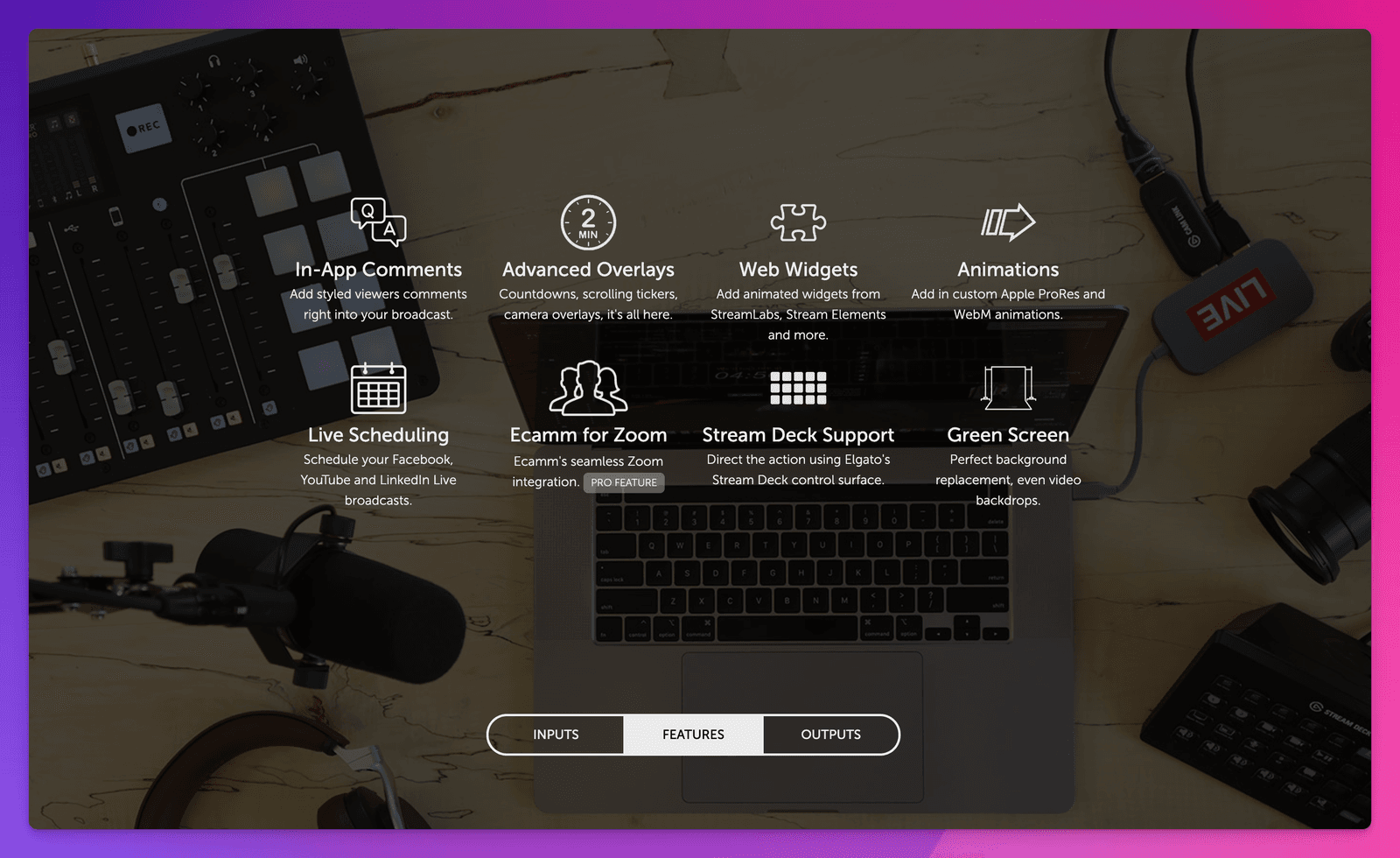 Ecamm Features in 2026