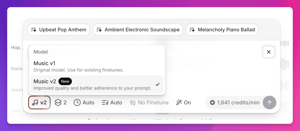ElevenLabs Music v2