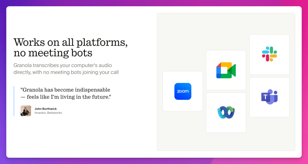 Granola.ai integrations