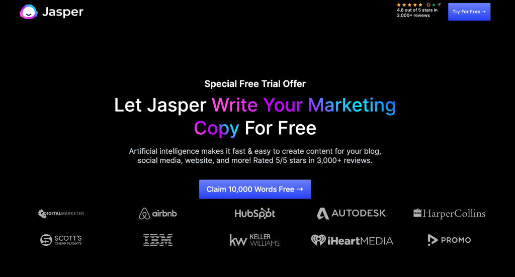 Jasper.ai for YouTube (2023)