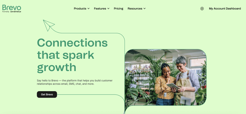Brevo, one of my favorite AI tools for email marketing, for small and medium businesses.