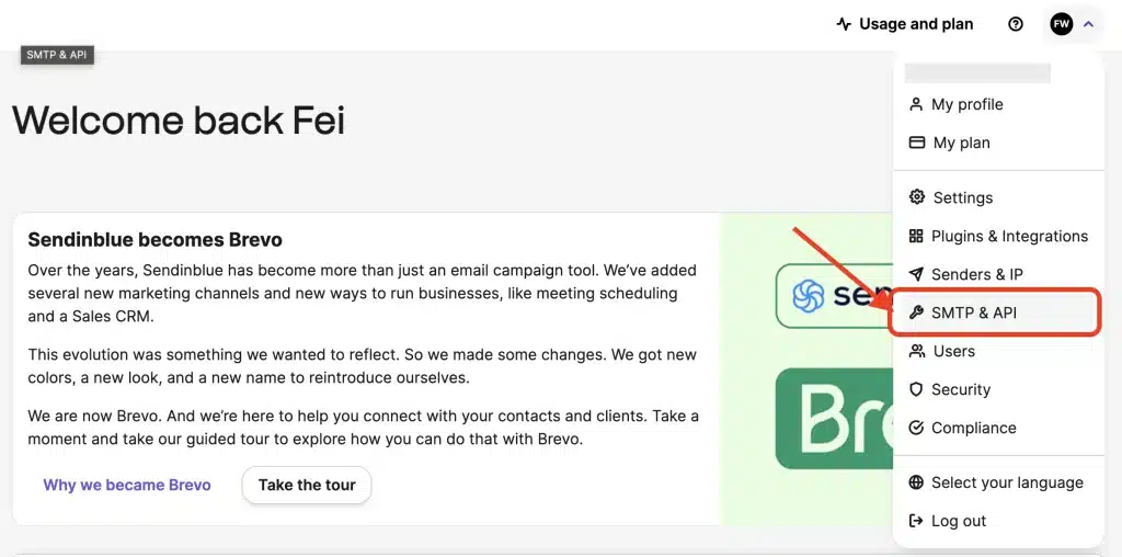 How to install the Brevo WordPress plugin (1)