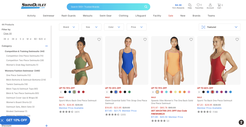 Swimoutlet whole body swimwear