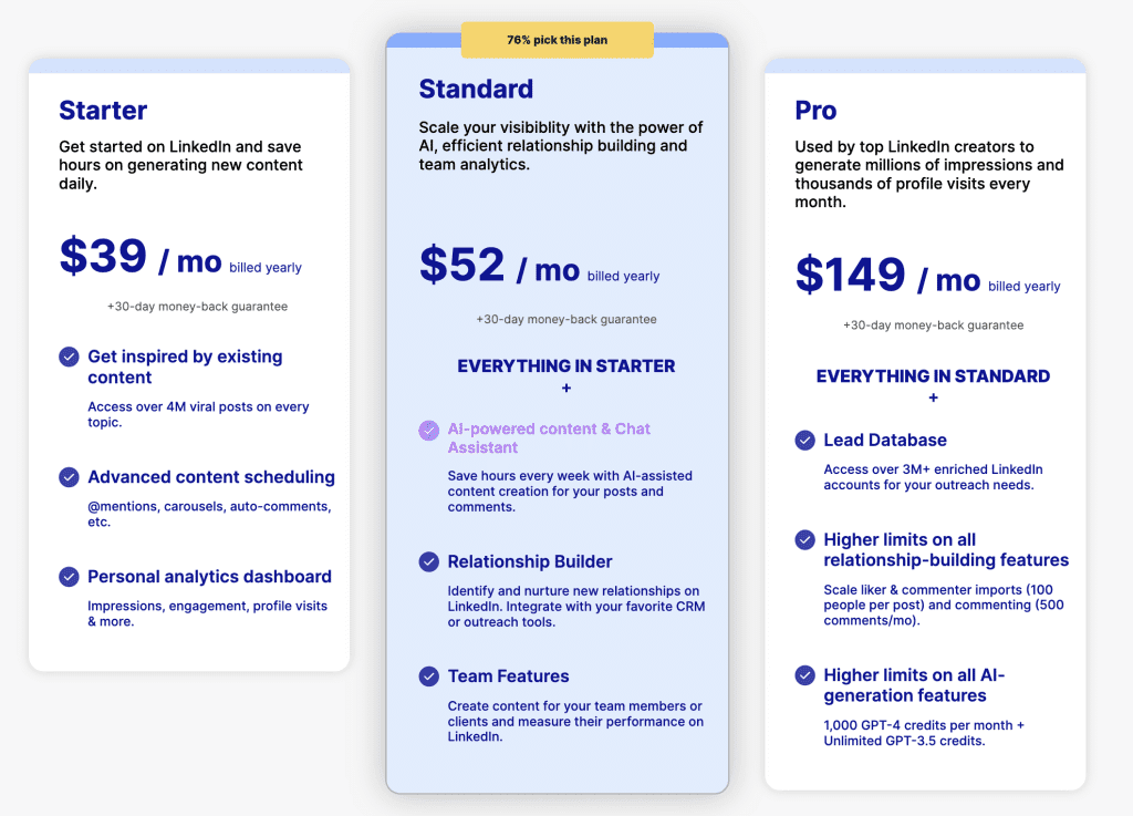 Taplio pricing