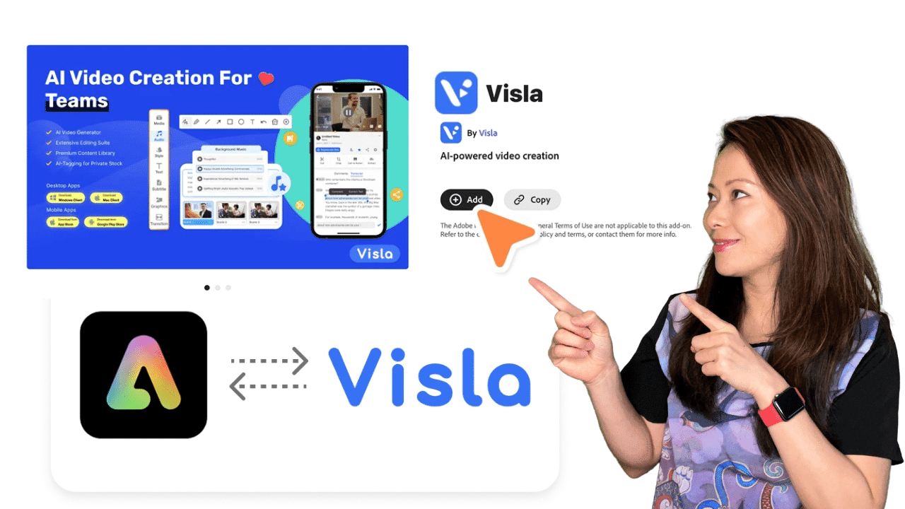 Visla x Adobe Express: Supercharge Video Creation with AI