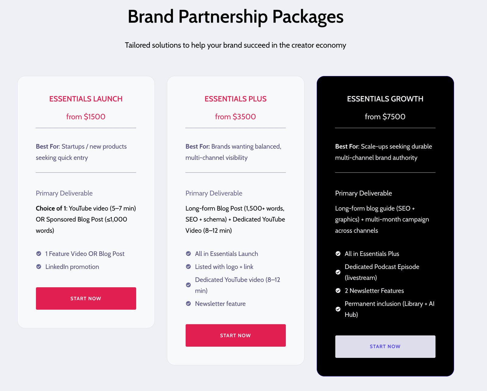 Feisworld's sponsorship packages