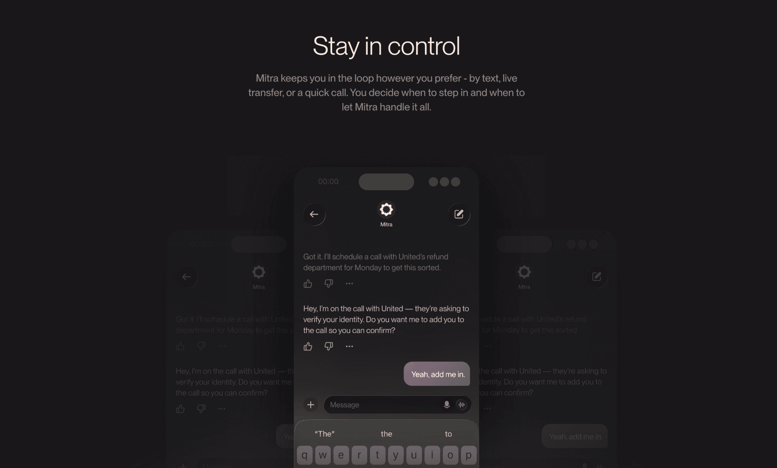 Mitra AI: AI for real phone calls