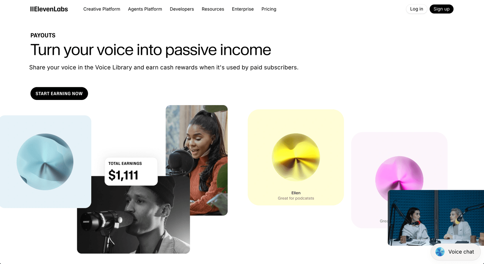 ElevenLabs Passive Income: Professional Voice Clone